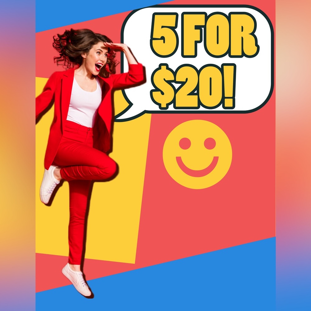 🎈5 for $20 as shown in live!🎈